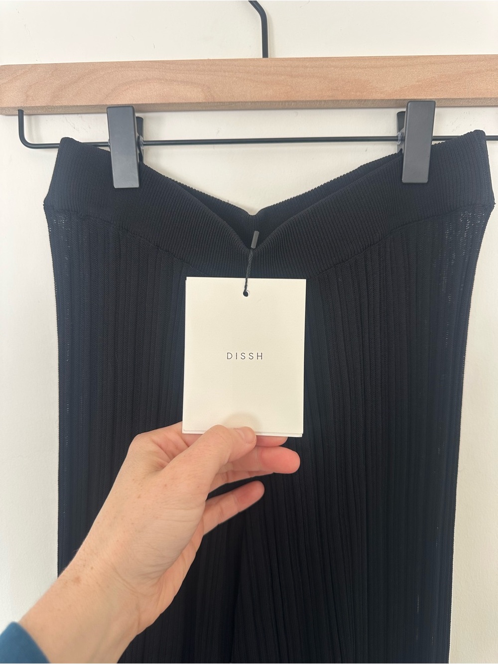 NWT DISSH Harper Black Wide Leg Pant Size S - Picture 4 of 6